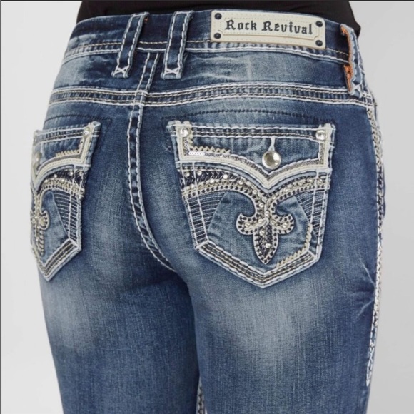 Rock Revival Denim - Rock Revival Easy Skinny Stretch Womens Jeans